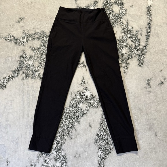 Athleta Pants Womens Size 0 Petite Black Wander Slim Ankle Joggers Pull On - Picture 1 of 9